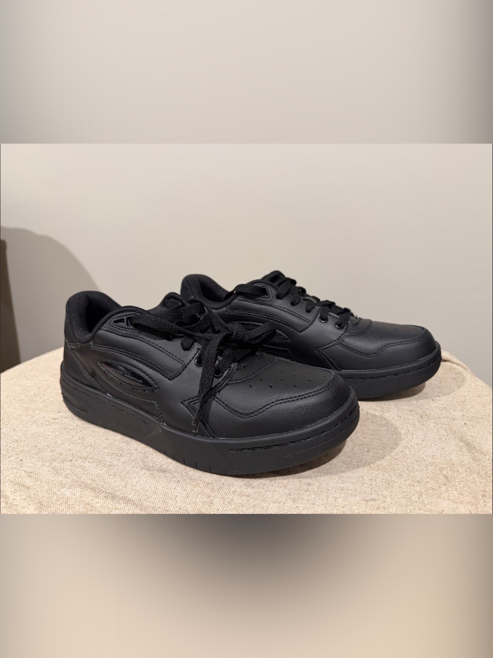 Under Armour Men's All-Black Low-Top Sneakers